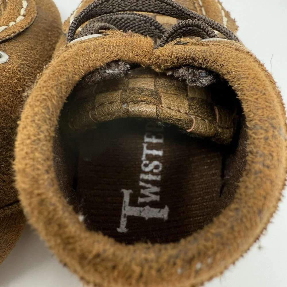 Twister Infant‎ Size 1 Carson Bucker Casual Brown Shoes 4424802-01